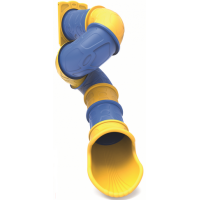 Гірка труба спіральна для ігрового майданчика 285 см